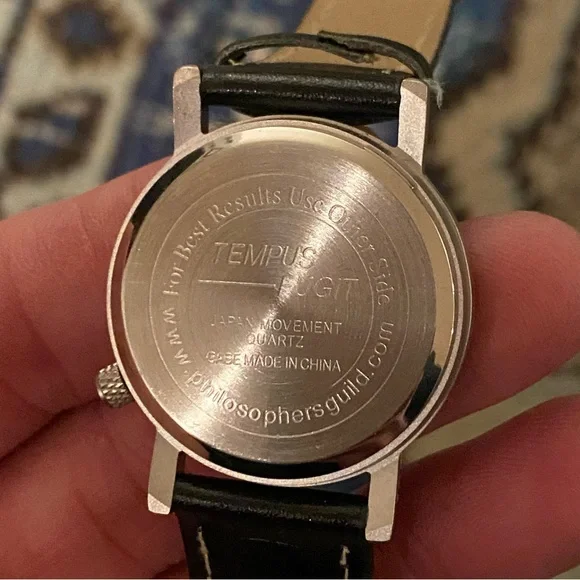 Unemployed Philosophers Guild Sisyphus Watch Tempus Fugit Greek Mythology - Picture 3 of 4